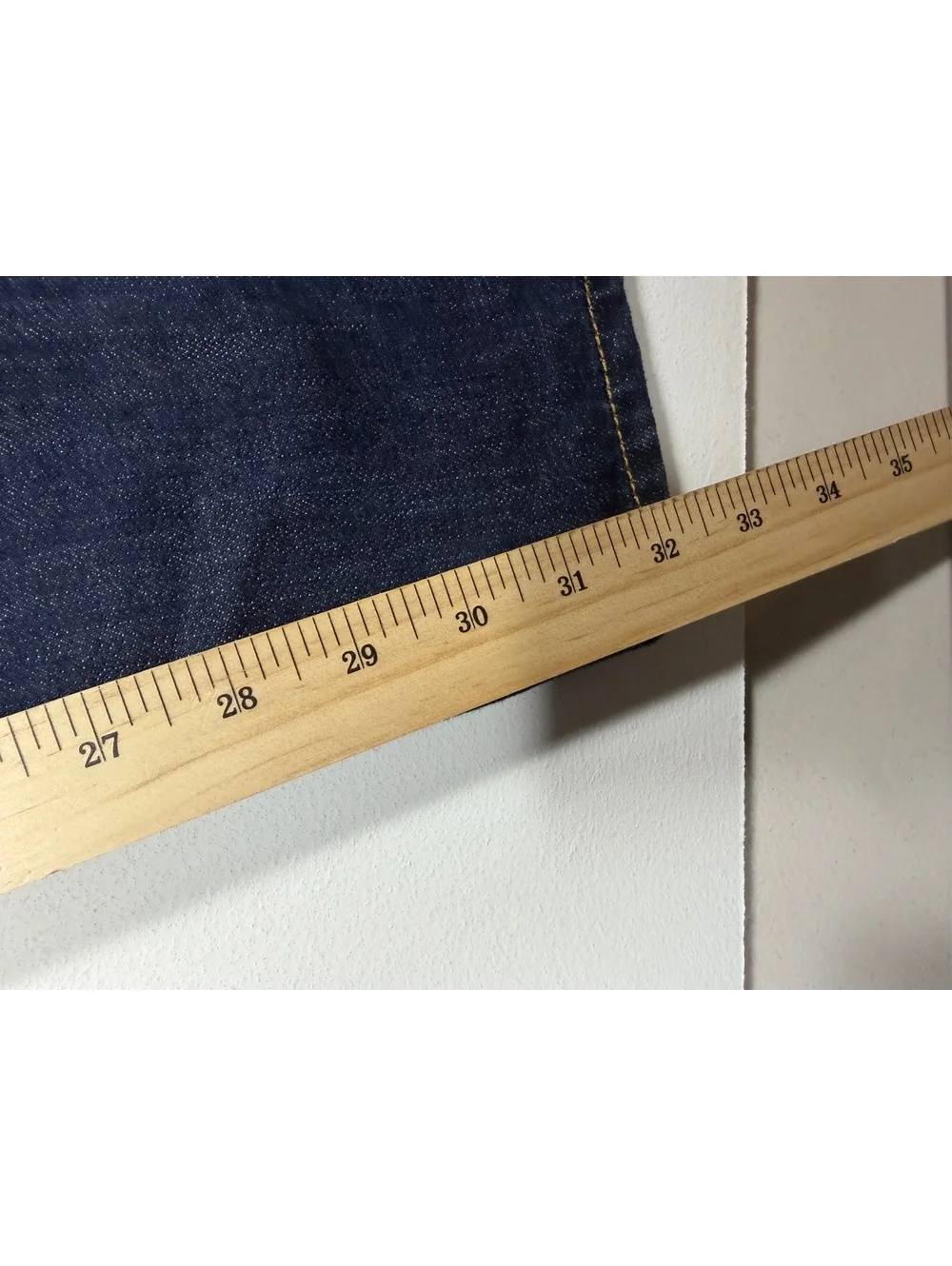 Foundry Supply Co Jeans Mens 46x32 Dark Wash Straight Leg Blue Denim